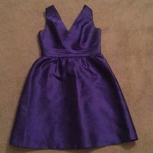 Purple formal dress, size four.
